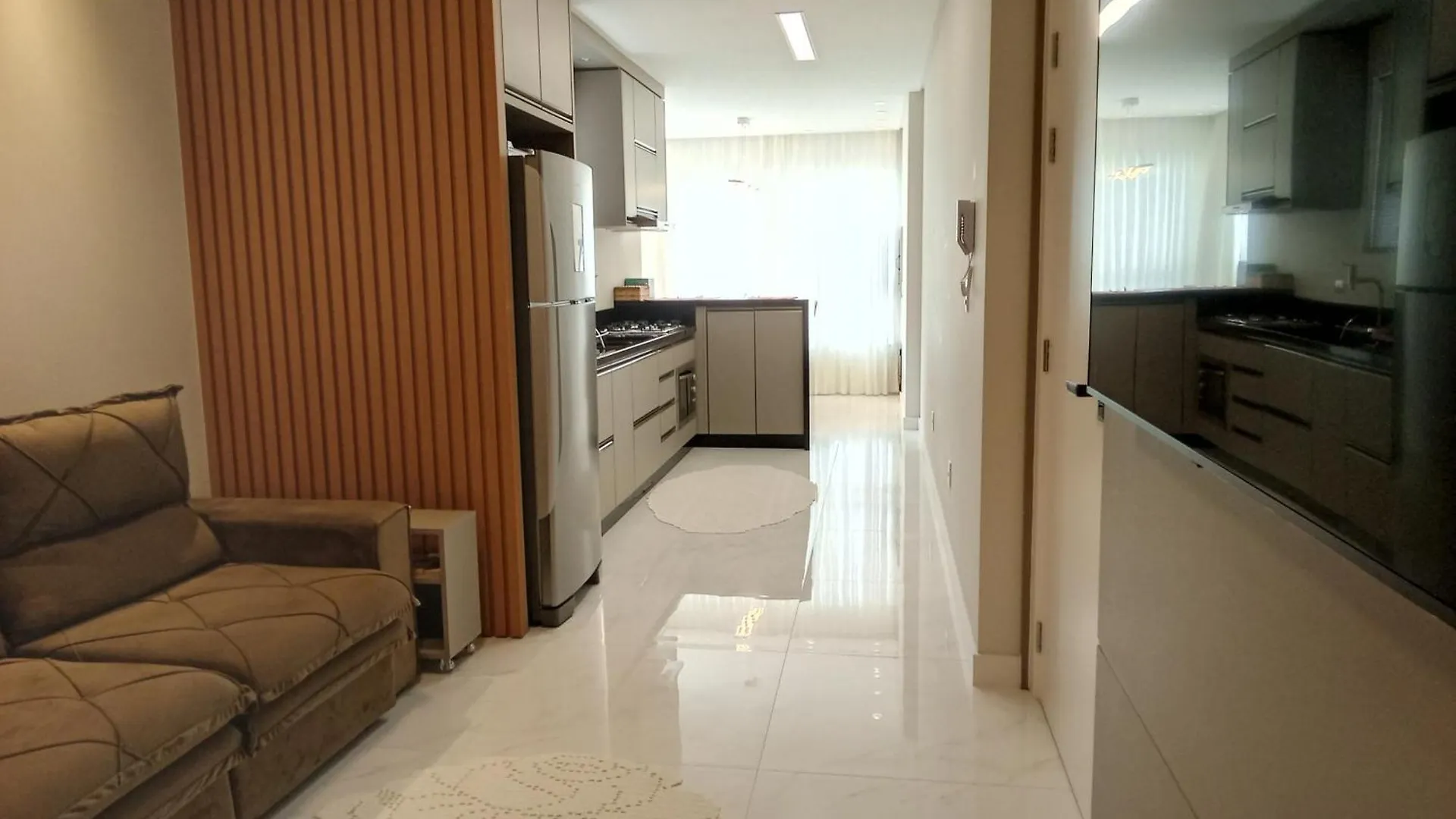 Апартаменты Apartamento De Ferias Quadra Mar Meia Praia Итапема Бразилия